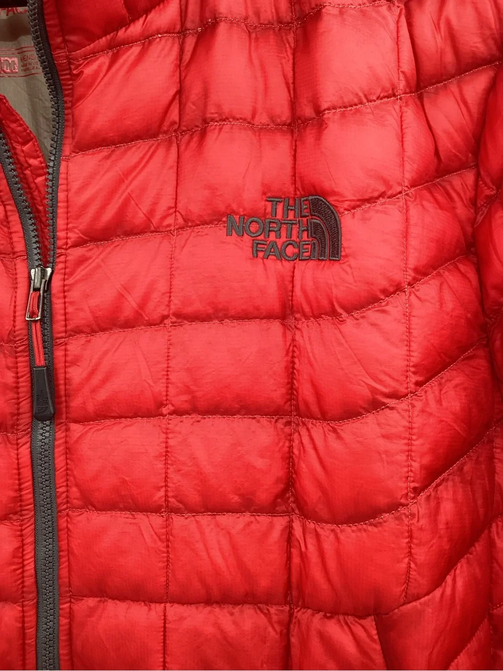 The North Face Men's Red Quilted  Puffer Jacket